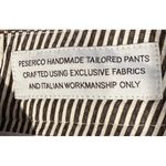 Peserico seersucker pin striped ankle pants Italian size 48/ US Sm Photo 6