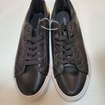 Ellemenno  Black Sneakers White Sold Gold Heel 8 Photo 5