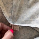 FLOERNS Ditsy Floral Ruched Bust Sleeveless Layer Halter Top Mini Dress Sz S EUC Blue Photo 3