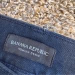 Banana Republic  Blue High Rise Wide Leg Cropped Jeans Womens 25 Fall Denim Photo 4