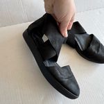 Eileen Fisher Black Carver Tumbled Nubuck Sneaker Sandal Womens 6.5 Strappy Photo 2