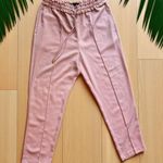 ZARA  Blush Pink Tapered Drawstring Pants – Size Small Photo 0