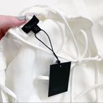 NBD Revolve Lace Up Square Neck Midi Dress White Size S Side Slit Open Back Photo 7