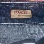 Silver Jeans  Frances Flare distressed blue denim jeans Photo 8