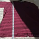 PINK - Victoria's Secret  Long Cut Out Sleeve Top Oversized Burgundy Size Small Photo 7