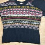 Jason Wu  Merino Wool Fair Isle Sweater Pullover Sz L Photo 9