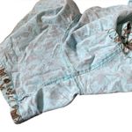 Beverly Hills Blues Vintage 80s Turquoise Brown Southwestern Tribal Aztec Shorts Blue Photo 3