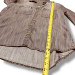Anthropologie Cloth & Stone  Gray Denim Button-Up Shirt – Size Small Photo 5