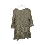 Umgee  Tunic Striped Embroidered Floral Size‎ Large Long Sleeve Dress Photo 2