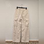 8 Seconds Corduroy Wide Leg Cargo Pants Ivory Size 64 Photo 4