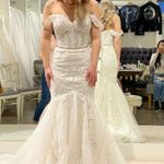 Maggie Sottero Rebecca Ingram “Jennifer” Strapless Mermaid Wedding Gown Photo 7
