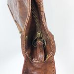 Jessica Simpson Brown Faux Leather Reptile Tassle Shoulder Bag Purse Photo 6