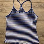 Boutique Royal Blue Striped Tank Top Photo 0