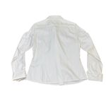 Thalian Women's Classic White Cotton Button Down Shirt Size 10 Long Sleeve Photo 8