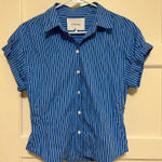 Frame  blue striped button down Photo 0