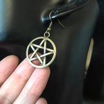 Wicked Pentagram Earrings Photo 2