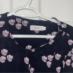 ALC Frank A.L.C. Simona Falling Iris Printed Dress‎ 100% silk Photo 1