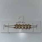 Ettika  Choker 18K Gold Plated & Cream Rope Cord 16” + Extender Boho Brand NEW Photo 1