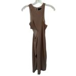 Michael Costello x REVOLVE Rylan Midi Dress Size Small Tan Photo 5