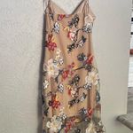 Devlin  nude floral embroidered ruffle spaghetti strap midi dress XS  Photo 7