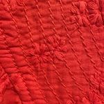 Anthropologie  Ett Twa Womens 4 Orange Bell Sleeve Blouse Jacket Boho Embroidered Photo 3