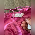 ASTR  Pink Satin Chemise Photo 12