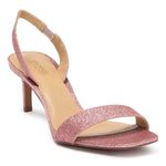 Michael Kors Mila Sandal Glitter Heel Primrose Photo 1