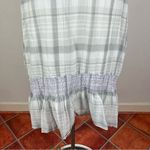 Free People Run with Me Plaid Grey Mini Dress Photo 7