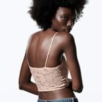 ZARA nwt lace crochet bohemian Corset top blouse Photo 1