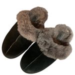 UGG  Scuffette II Shearling Lined Slip On Slippers Black Size 7 Photo 8