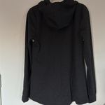 Anthropologie Tara Jacquard Hoodie Zip Sweatshirt Gray Black Hooded Size Medium Photo 9