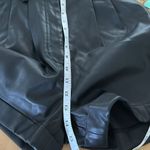 EXPRESS  faux leather high rise short EUC Photo 4