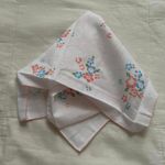 White cluster floral print bandana 0824 Photo 0