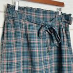 American Eagle  Green Plaid Mini Skirt Size Large Photo 8