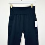 We Wore What  Seamless Ribbed Leggings Black High Waisted Stretch Revolve M NWT Photo 6