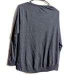 PINK - Victoria's Secret PINK Victoria's‎ Secret Gray Long Sleeve Relaxed Blouse Photo 1