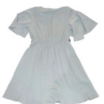 NWT The‎ Copper Closet Dusty Blue Lace Babydoll Dress Medium Photo 6