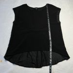 Forever 21 Crewneck Cap Sleeve Tunic Blouse Size XL Lightweight Party Minimalist Photo 7