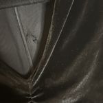 All Saints Anya Velvet V-Neck Mini Dress - Black Photo 5