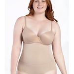 Brand New Curveez Women's Size XL Nude Tan One Piece Bodysuit Shapewear Photo 0