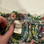 H&M Green Floral Print Short Sleeve Off the Shoulder Dress Size XS Photo 4