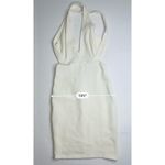 Lulus  What a‎ Looker Bodycon Cream Mini Dress SMALL Soft Girl Backless Party Photo 7