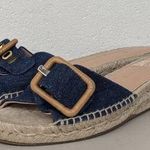 Veronica Beard new  Apa buckle suede Demi-wedge sandals espadrille sz7 sandal Photo 0