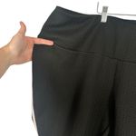 Chico's Zenergy So Slimming Textured Framed Leggings Black Stripe Womens 4 US XXL Photo 1