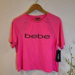 Bebe Sports Hot Pink Crop Top Size Medium Photo 0