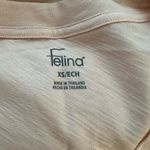 Felina New  Light Pink V-Neck Short Sleeve Tee Photo 5