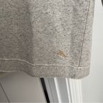Tommy Bahama  Tie V Neck Gray Gold Metallic Sweatshirt Pullover Photo 2