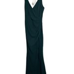 Dress the Population XS EUC. Jordan Crepe Elegant Pine Green Full Length Gown Photo 5