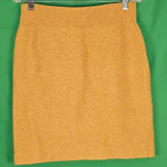 Moth Anthropologie Womens Mustard Yellow Sweater Pencil‎ Skirt Medium Photo 0