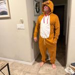 American Eagle  Outfitters Reindeer Christmas, pajama hoodie costume onesie unise Photo 5